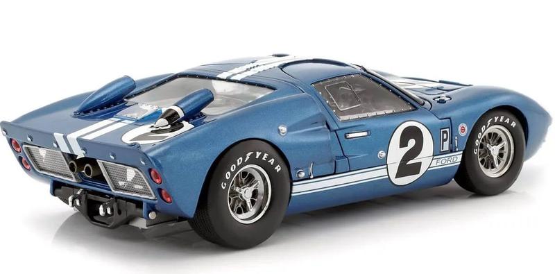 Ford GT-40 MK II 1966 Sebring azul Shelby Collectibles 1/18